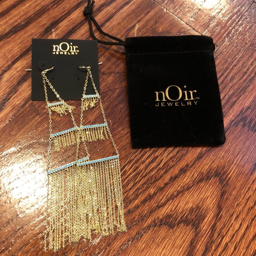 nOir Gold New Gold-tone Earrings